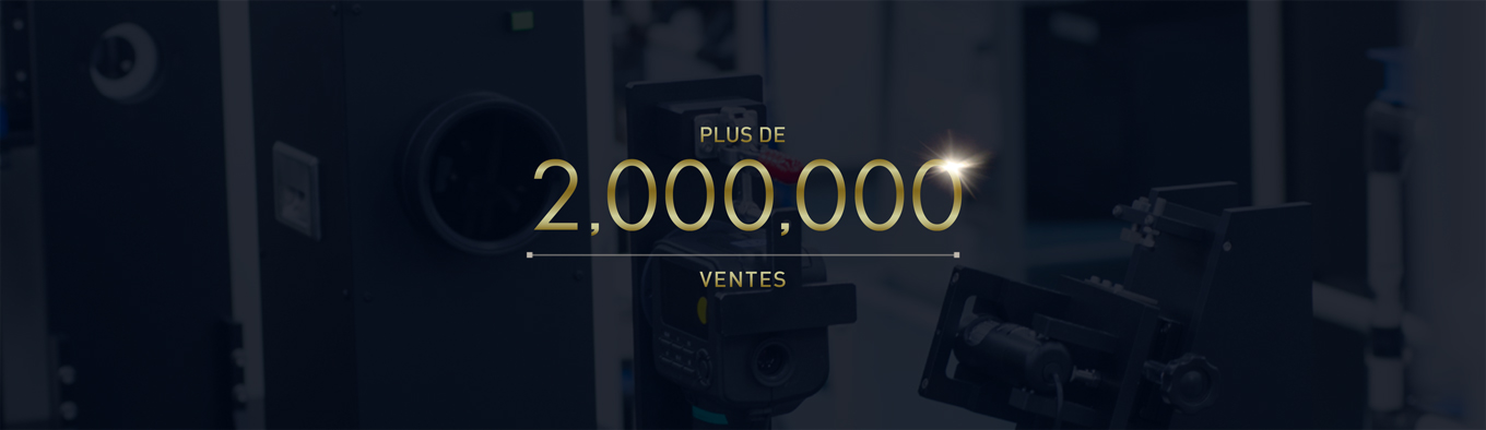 Plus de 2.000.000 ventes